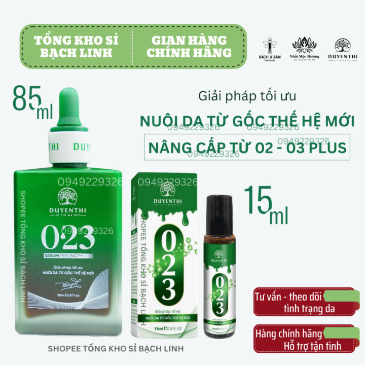 Bách y sâm 023 duyên thị: giải pháp tái tạo da toàn diện